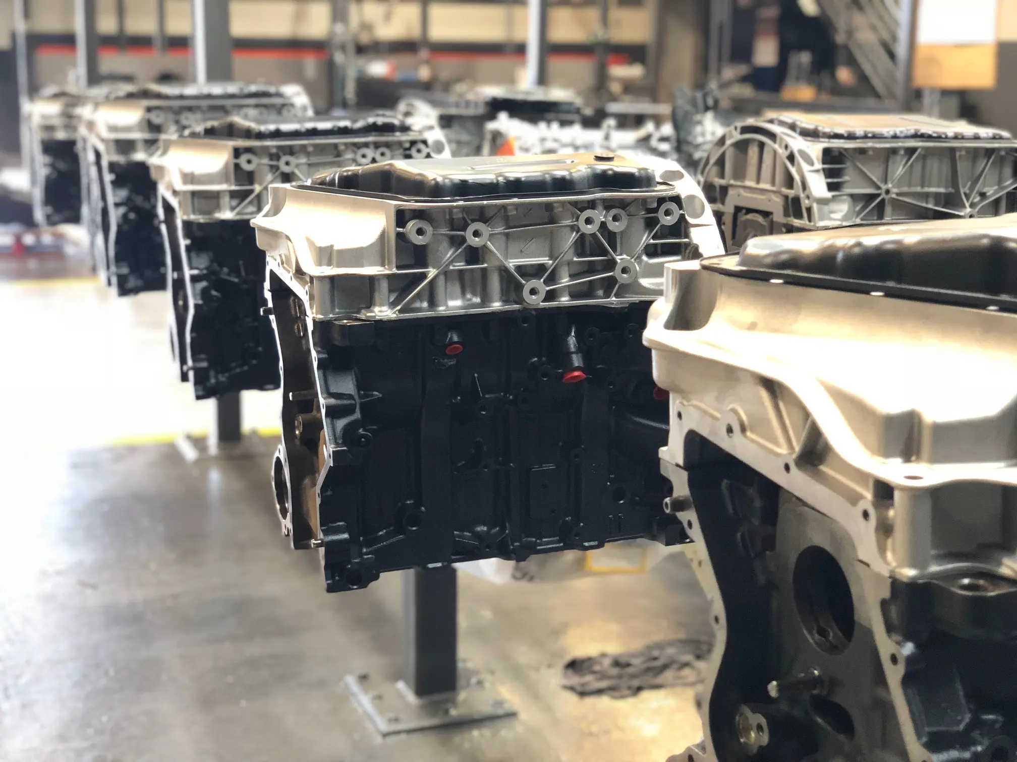 Motor reconstruido de intercambio